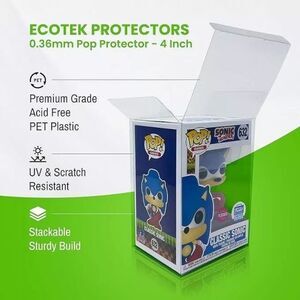 4" Premium Funko Pop! Protector By EcoTek